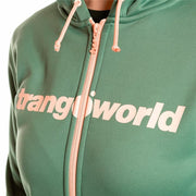 Sportjacke für Frauen Trangoworld Liena Mit Kapuze grün