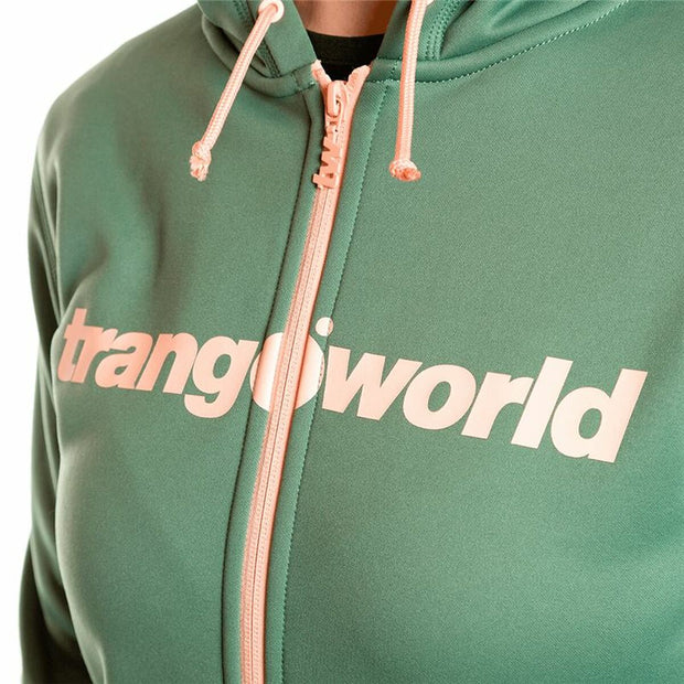 Sportjacke für Frauen Trangoworld Liena Mit Kapuze grün