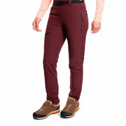 Lange Sporthose Trangoworld Dorset Damen Dunkelrot
