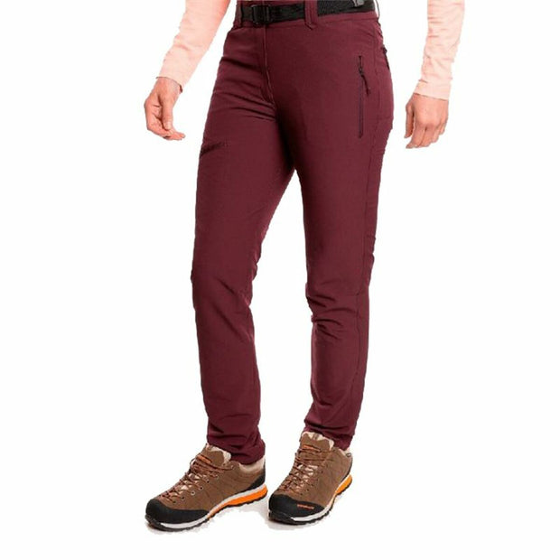 Lange Sporthose Trangoworld Dorset Damen Dunkelrot