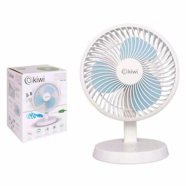 Table Fan Kiwi Rechargeable (Ø 18 cm)