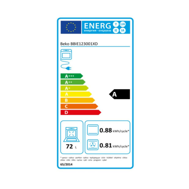 Polyvalenter Herd BEKO BBIE123001XD 2400W A