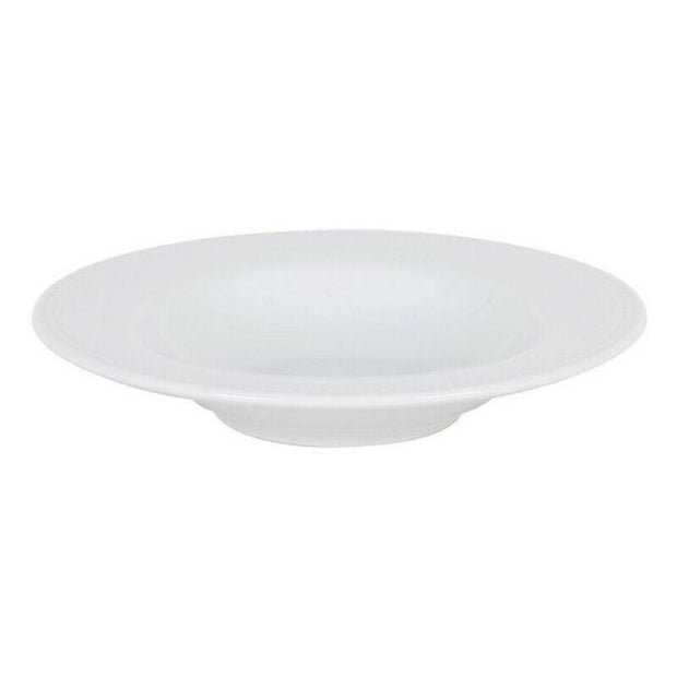 Suppenteller Porzellan Weiß (Ø 22 x 4 cm)
