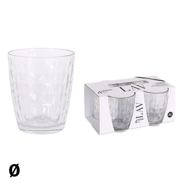 Gläserset LAV Artemis 415 ml Kristall (4 uds)