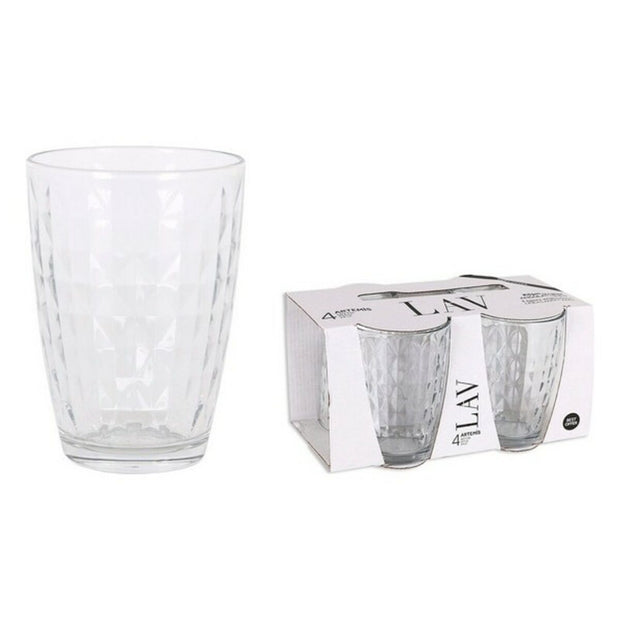 Gläserset LAV Artemis 415 ml Kristall (4 uds)