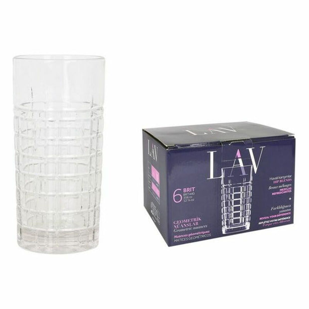 Gläserset LAV Brit (6 uds) (356 ml)