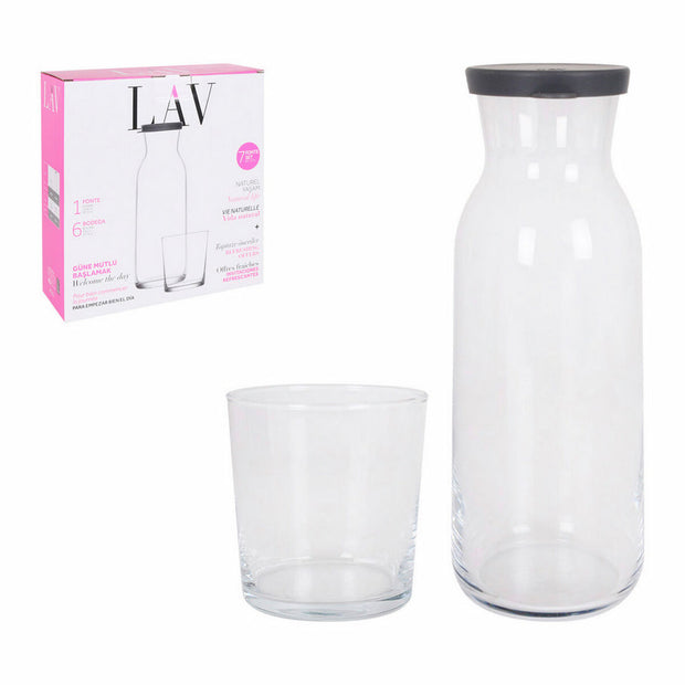 Satz LAV Kanne Gläser Kristall (7 pcs)