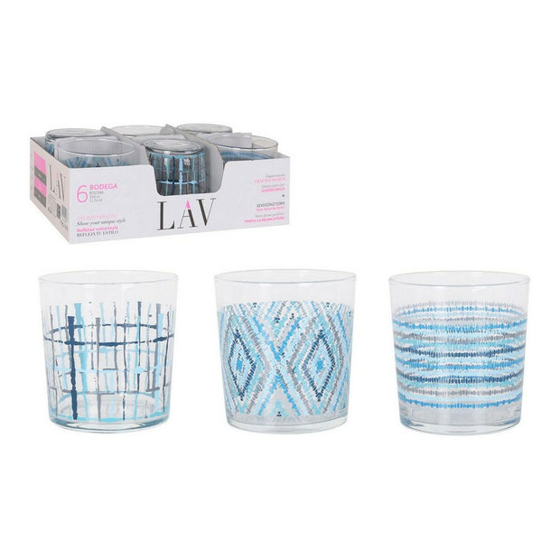 Bierglas LAV Mosaic Kristall (Ø 8,5 x 9 cm) (345 cc)