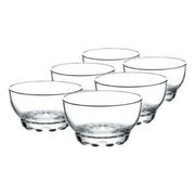 Schüssel Karaman 6 Stück Durchsichtig Glas (Ø 10,4 x 6 cm)