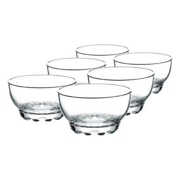 Schüssel Karaman 6 Stück Durchsichtig Glas (Ø 10,4 x 6 cm)