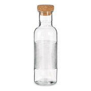 Flasche Hoop Durchsichtig Kork Glas (1070 ml)