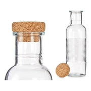 Flasche Hoop Durchsichtig Kork Glas (1070 ml)