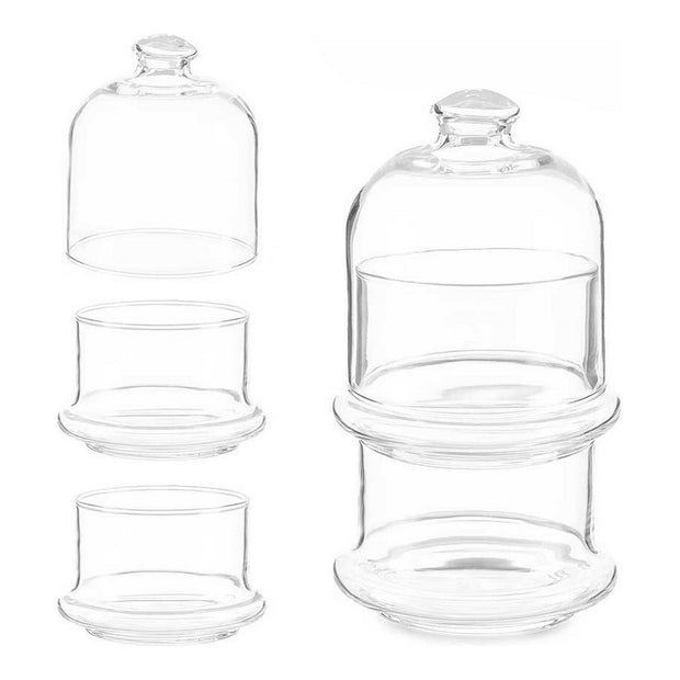 Topf Villa Patisserie Pralinen Glas (9 x 16,5 x 9 cm)