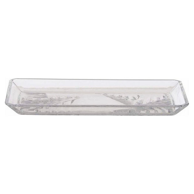 Schale Madlen Kristall Durchsichtig (12 x 1,8 x 21,8 cm) (2 pcs)