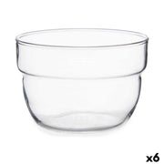 Schale Motto 6 Stück 200 ml Durchsichtig Glas