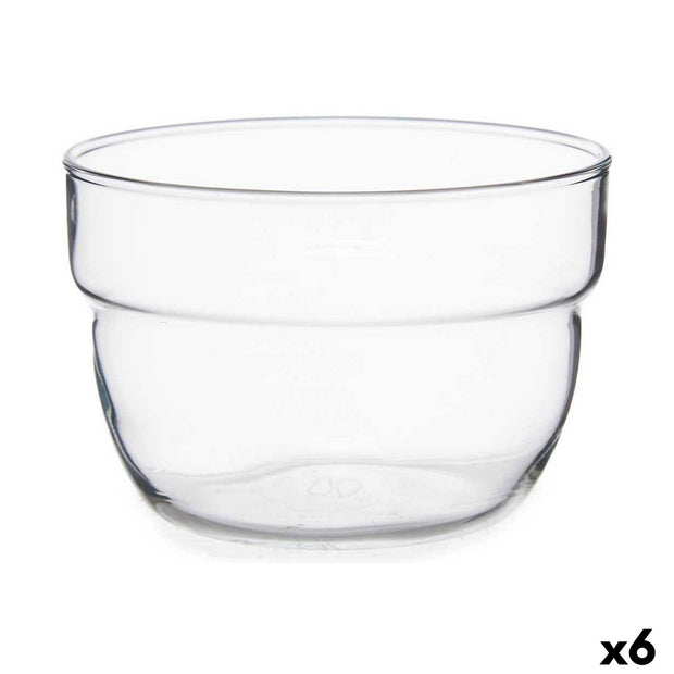 Schale Motto 6 Stück 200 ml Durchsichtig Glas