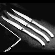 Steakmesser-Set Amefa Virgule Metall zweifarbig 12 Stück (23,5 x 1,9 x 0,8 cm)