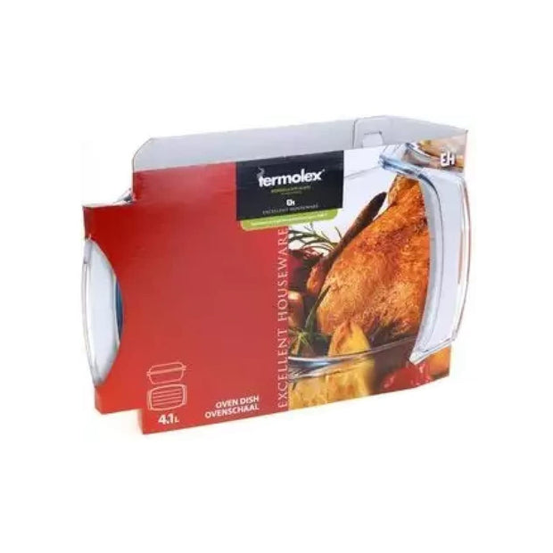 Kochschüssel Kristall Durchsichtig (33,8 x 24 x 9 cm) (4,1 L)