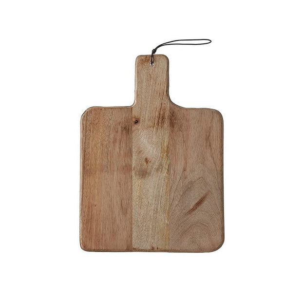 Schneidebrett Mica Decorations Duko karriert natürlich Mango-Holz (35 x 25 cm)