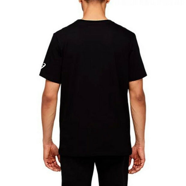 Herren Kurzarm-T-Shirt Asics Katakana Schwarz