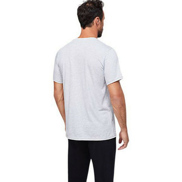 Herren Kurzarm-T-Shirt Asics Katakana Hellgrau