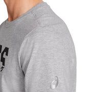 Herren Kurzarm-T-Shirt Asics Katakana Hellgrau