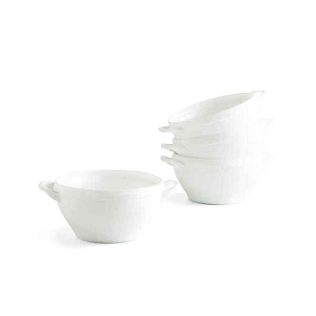 Suppenschalen-Set Luminarc Weiß Glas (54 cl) (4 pcs)