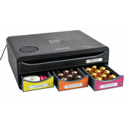 Multi-Purpose Organiser Exacompta Toolbox Mini A4 4 drawers Black polystyrene (27 x 35,5 x 13,5 cm)