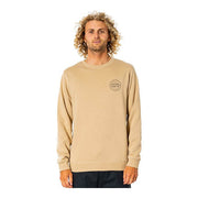 Herren Sweater ohne Kapuze Rip Curl Re Entry Braun