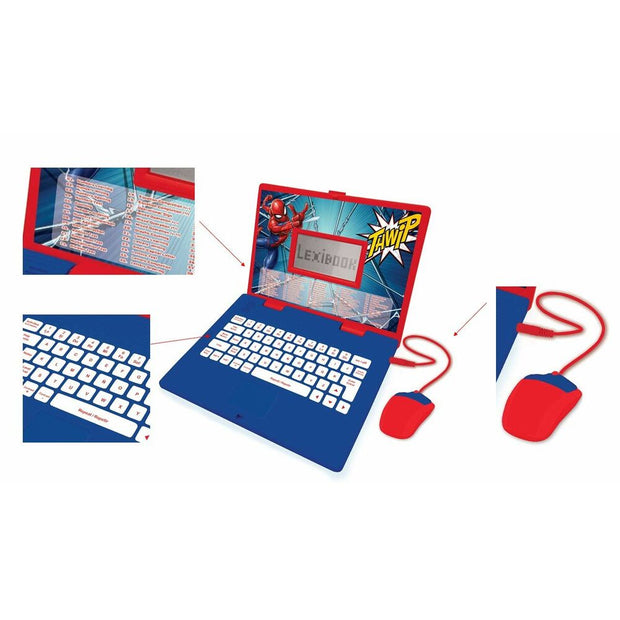 Laptop computer Spiderman Lexibook JC598SPi2 Children's