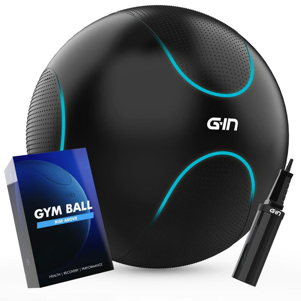 Yoga-Ball Schwarz (Restauriert A)