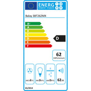 Küchenextraktor Balay 3BT262MX 60 cm 300 m³/h 115W D Edelstahl