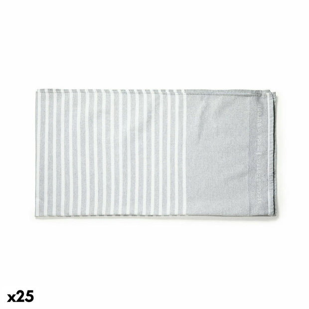 Beach Towel 142639 Grey (25 Units)