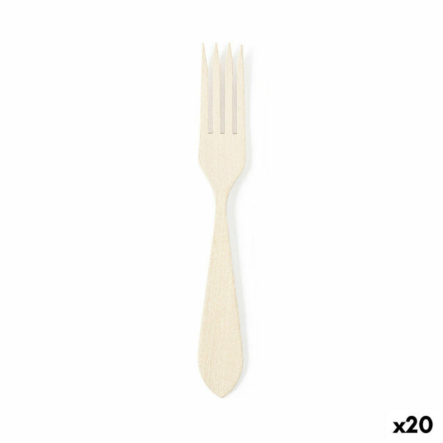 Gabel 142668 Holz (20 Stück)
