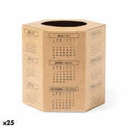 Pencil Case 142695 Calendar Recycled cardboard (25 Units)