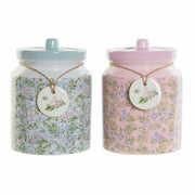 Gefäß DKD Home Decor 3 Stück Blomster Dolomite (15,5 x 15,5 x 21 cm)