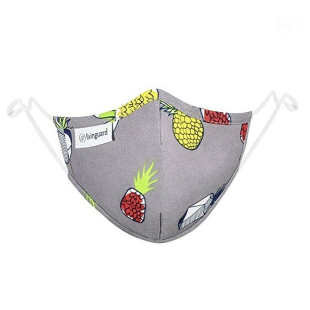 Wiederverwendbare Stoff-Maske FM-4-NV-LO-KP6-XS-IN Grau 4-6 Jahre (Restauriert A+)