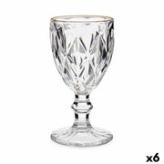 Glas Golden Durchsichtig Glas 6 Stück (245 ml)