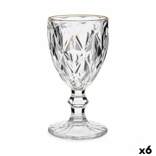 Glas Golden Durchsichtig Glas 6 Stück (245 ml)