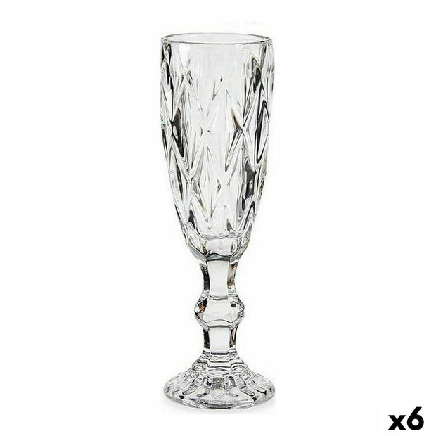 Champagnerglas Diamant Durchsichtig Glas 6 Stück (170 ml)
