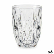 Becher Diamant Durchsichtig Glas 6 Stück (270 ml)