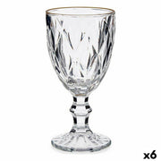 Weinglas Golden Durchsichtig Glas 6 Stück (330 ml)