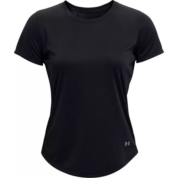 Damen Kurzarm-T-Shirt Under Armour Stride Schwarz