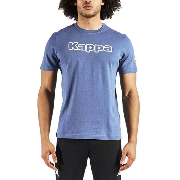Herren Kurzarm-T-Shirt Kappa Blau