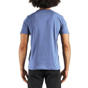 Herren Kurzarm-T-Shirt Kappa Blau
