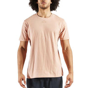 Herren Kurzarm-T-Shirt Kappa Lachsfarben