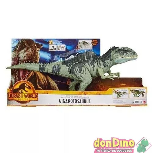 Dinosaur Jurassic World Mattel Dominion Strike N' Roar