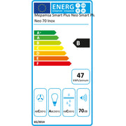 Konventioneller Rauchfang Mepamsa SMART PLUS NEO 580 m3/h 70 cm 70 dB Weiß