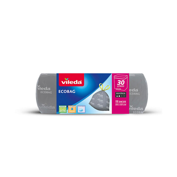 Müllsäcke Vileda Ecobag 15 Stücke 30 L