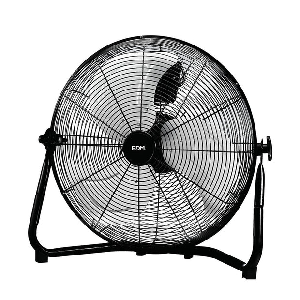 Floor Fan EDM industrial Black 130 W